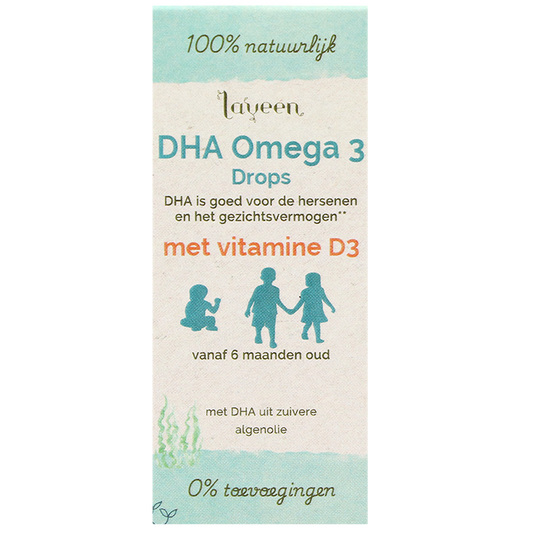 Laveen DHA Omega 3 Drops met Vitamine D - 30 ml