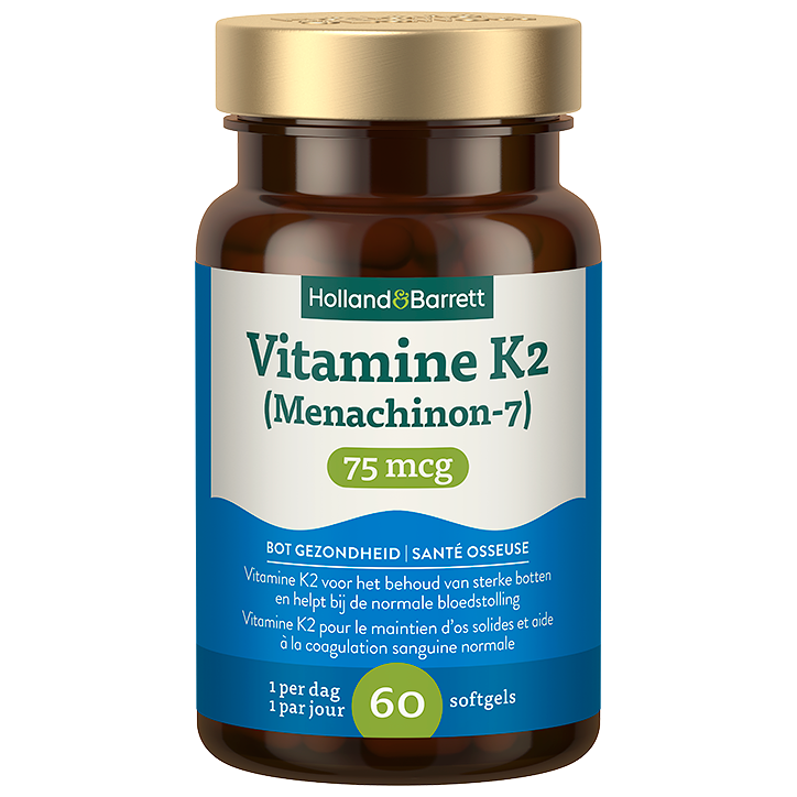 Vitamine K2 75mcg - 60 softgels