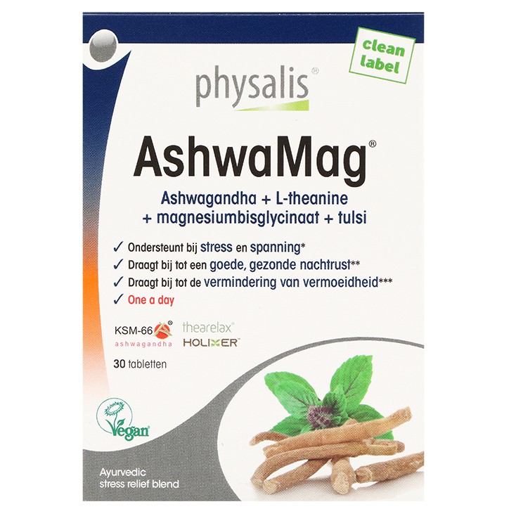 Physalis AshwaMag® Ashwagandha + Tulsi - Standaard