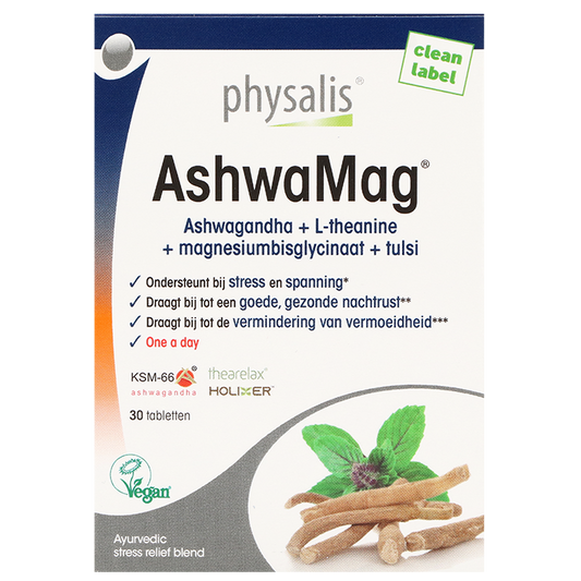 Physalis AshwaMag® Ashwagandha + Tulsi - Standaard