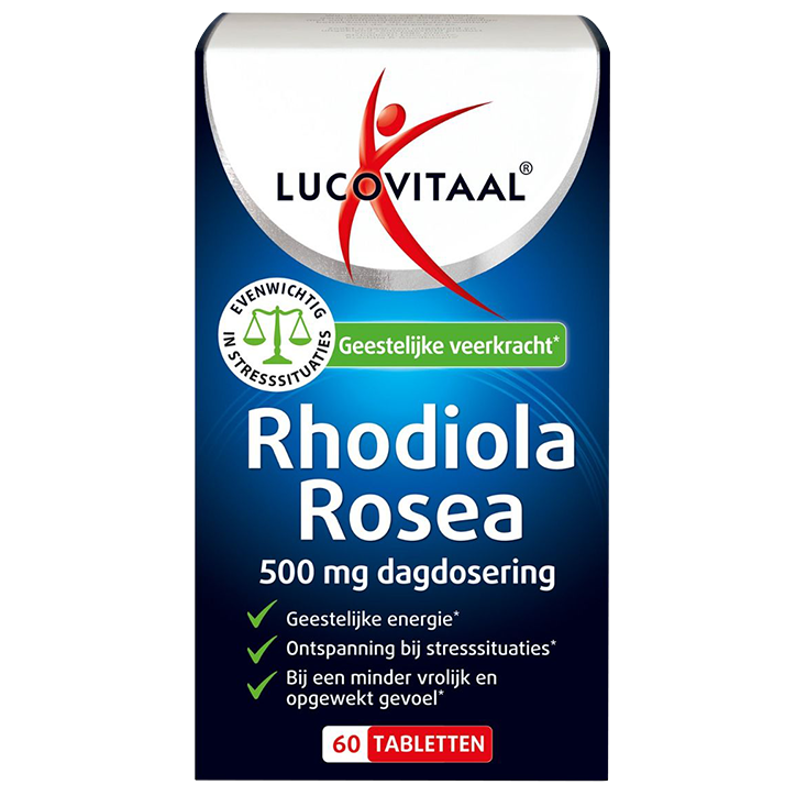 Lucovitaal Rhodiola Rosea 500mg - Standaard