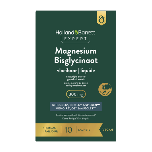 Expert Magnesium Bisglycinaat Vloeibaar 300 mg - 10 sachets