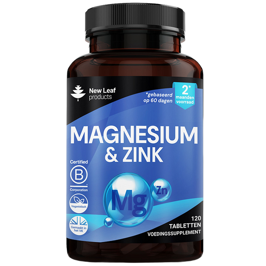 New Leaf Products New Leaf Magnesium & Zinc Tablets - Standaard