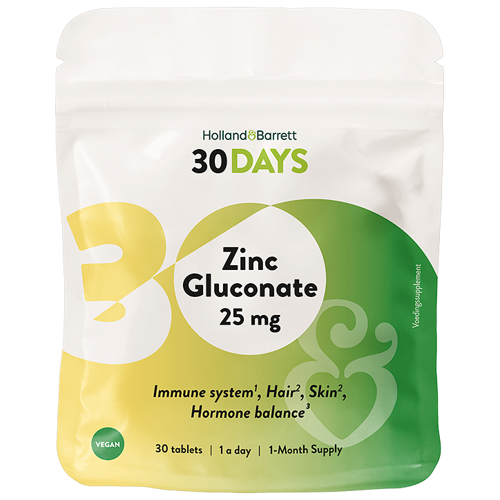 2+1 gratis | 30DAYS Zink Gluconaat