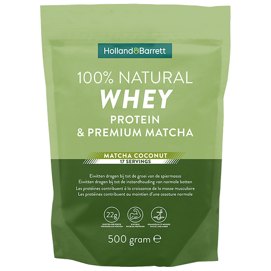 100% Natural Whey Protein & Premium Matcha - Standaard