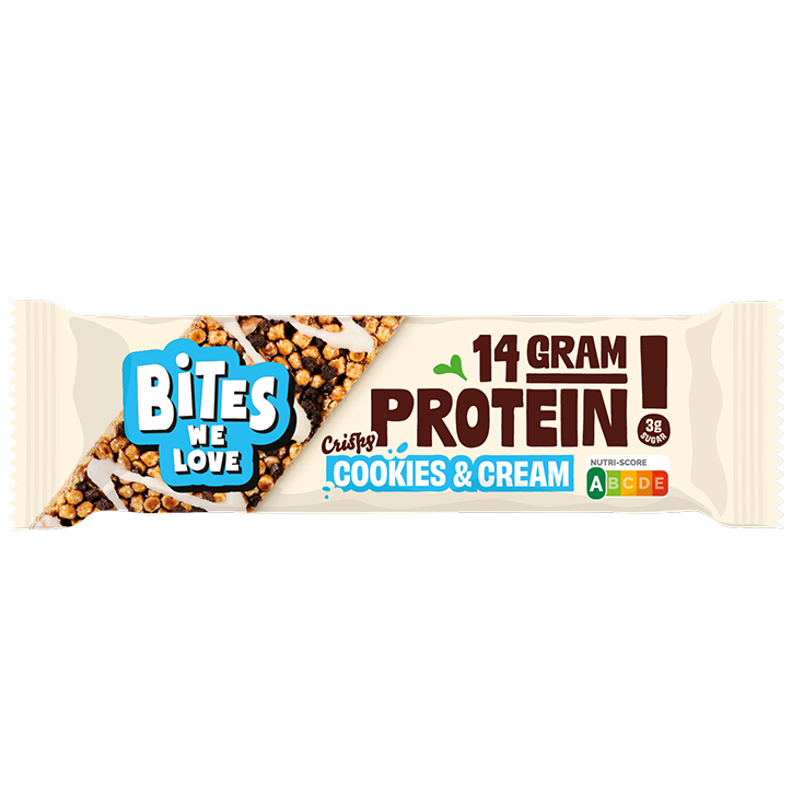 BitesWeLove Protein Bar Cookies & Cream