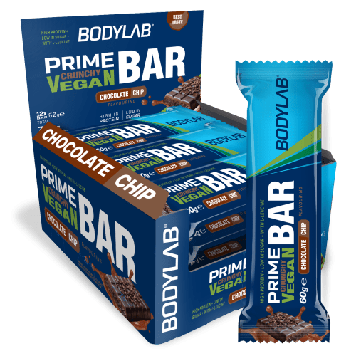 Prime Crunchy Vegan Bar - Chocolade Chip