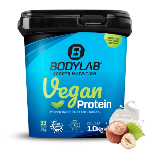 Vegan Protein – Bodylab24 - Hazelnoot Cream