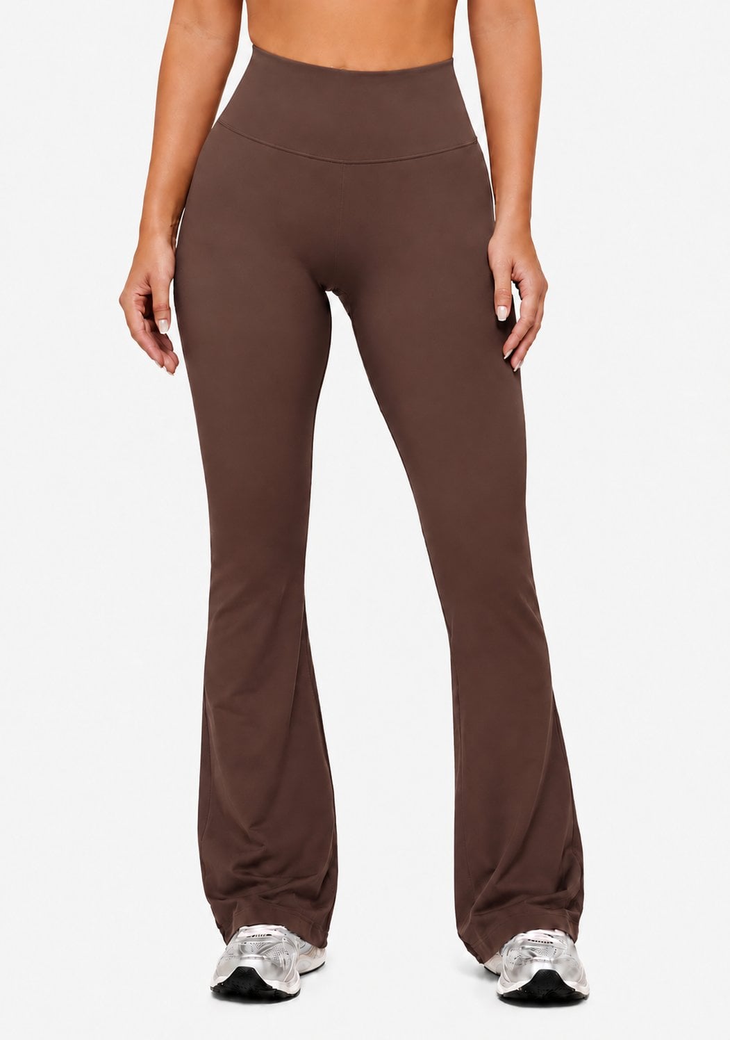 Flared Leggings - Black - Bruin / M