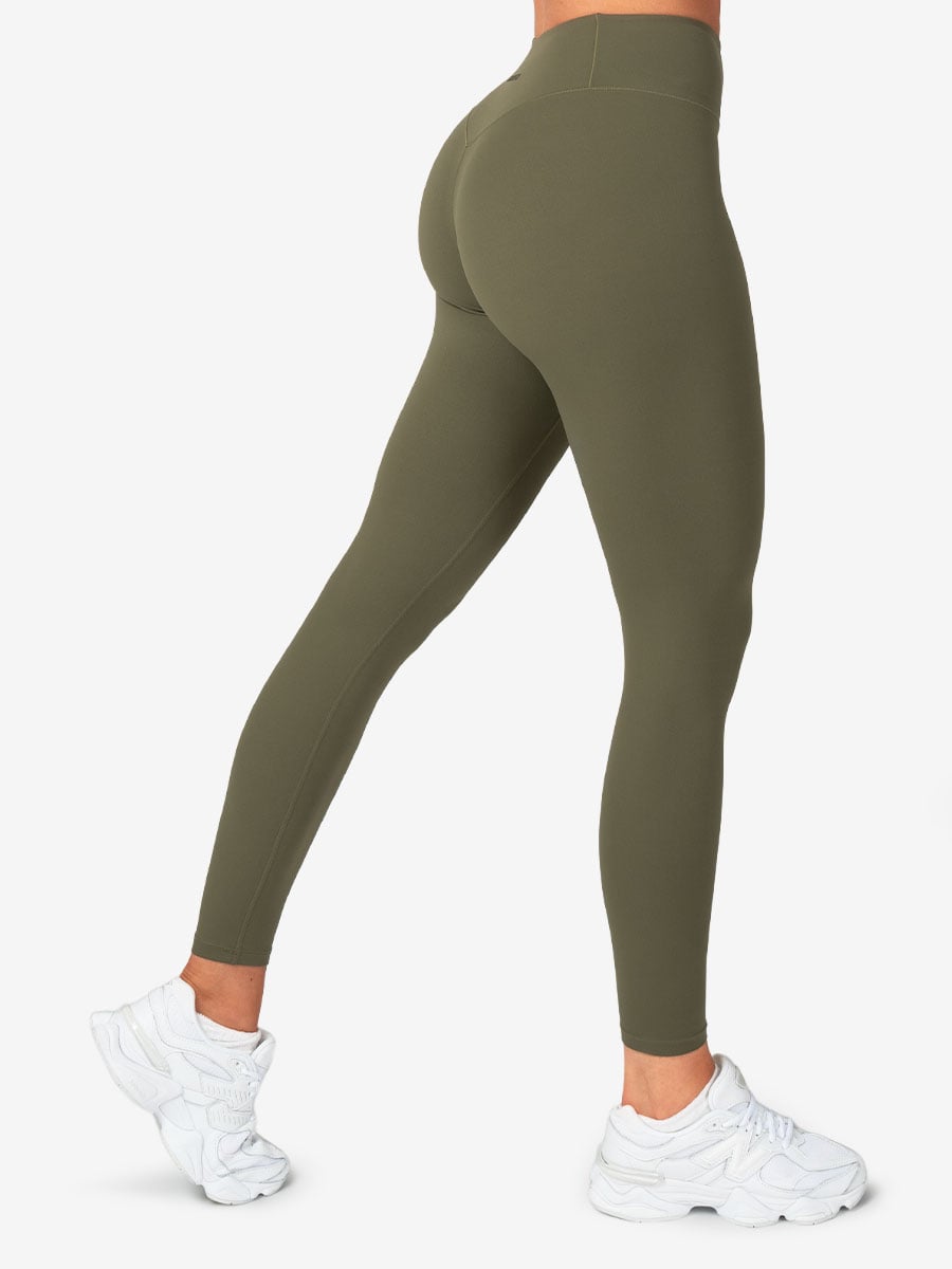 Performance Leggings - Olijfgroen - S