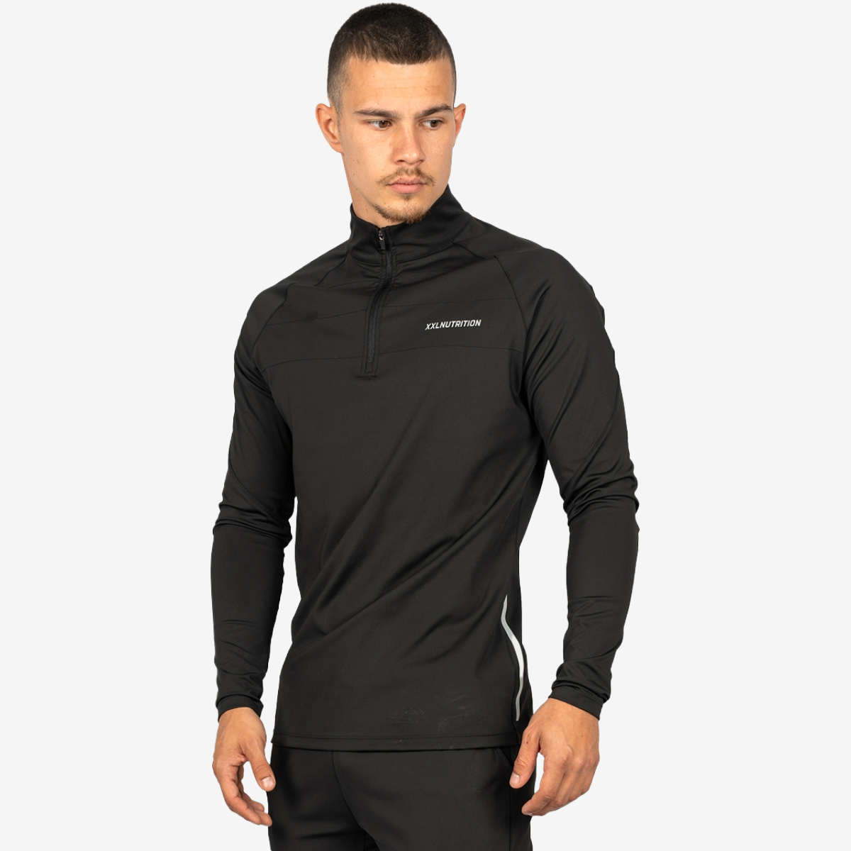 Training 1/4 Zip Pullover - Black - Zwart