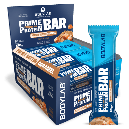 Prime Crunchy Protein Bar Plus - Pindakaas Karamel