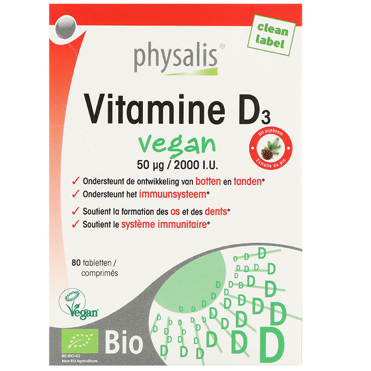 Physalis Vitamine D3 Vegan Bio - Standaard