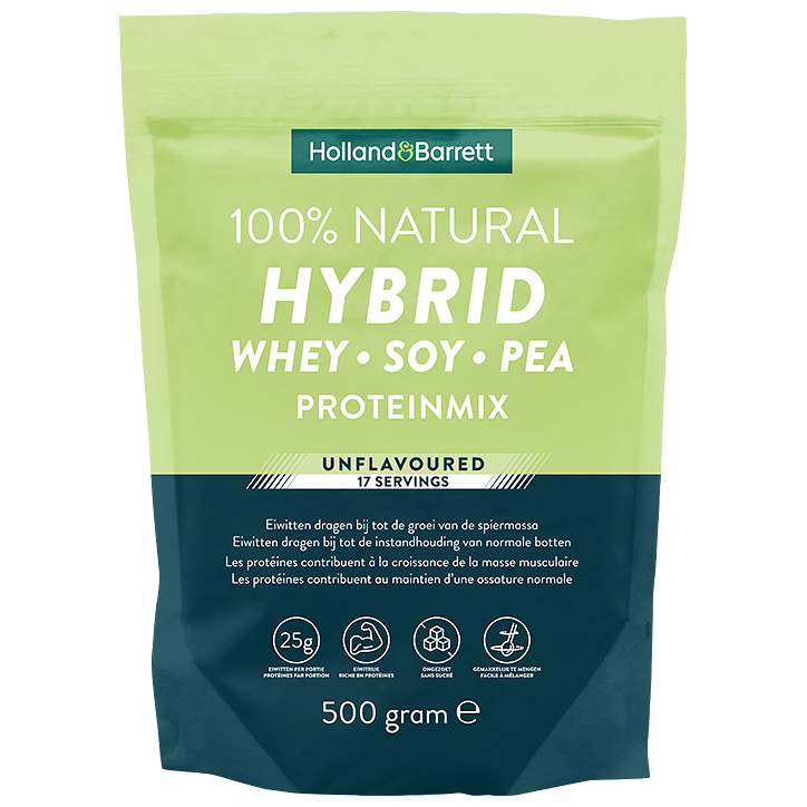 100% Natural Hybrid Proteinmix Unflavoured
