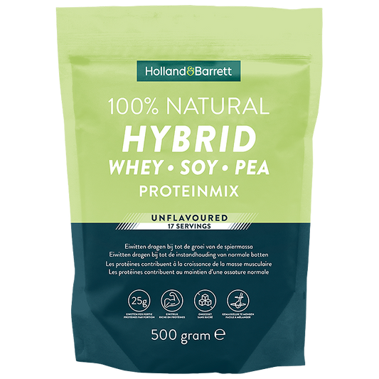 100% Natural Hybrid Proteinmix Unflavoured