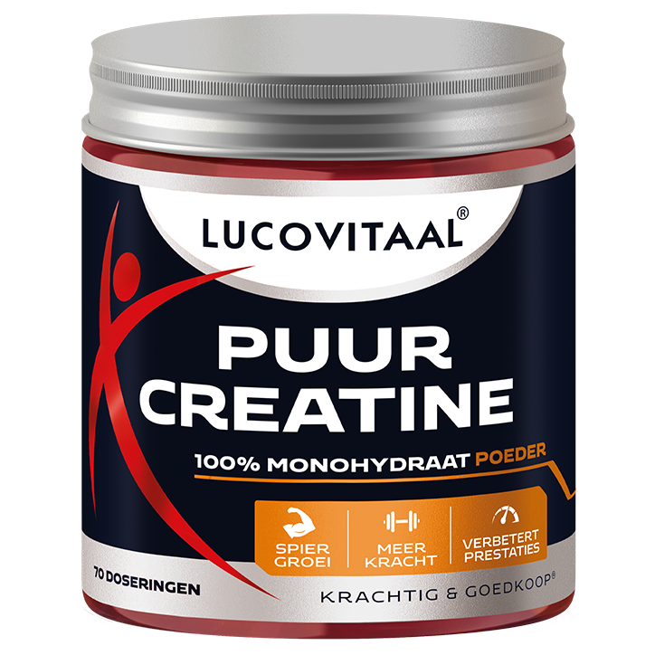 Lucovitaal Puur Creatine Poeder - 70 doseringen - Standaard
