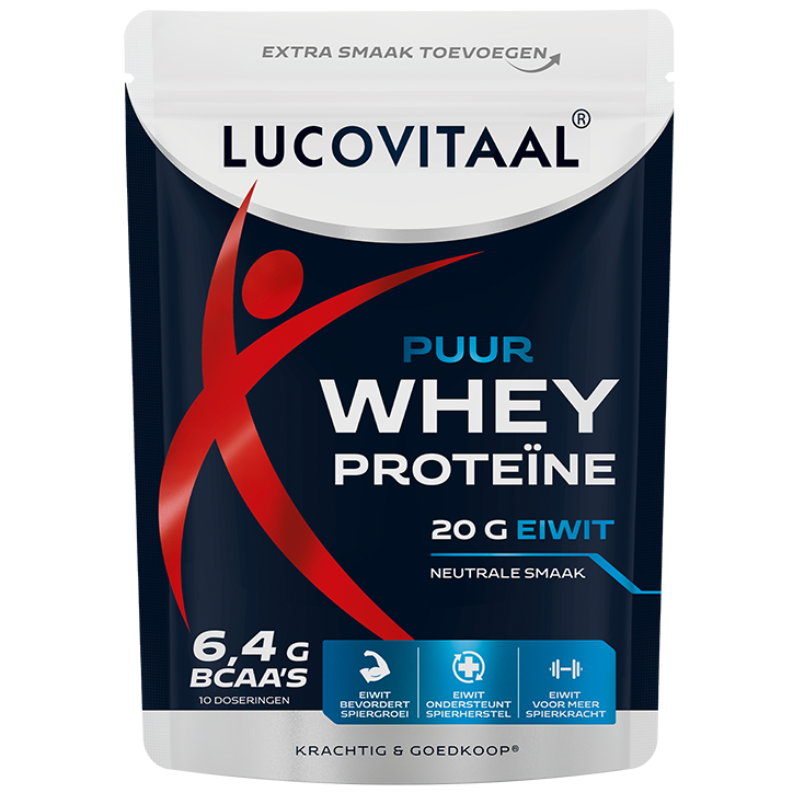 Lucovitaal Puur Whey Proteïne Poeder - 10 doseringen - Standaard