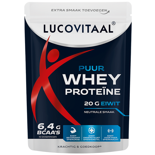 Lucovitaal Puur Whey Proteïne Poeder - 10 doseringen - Standaard