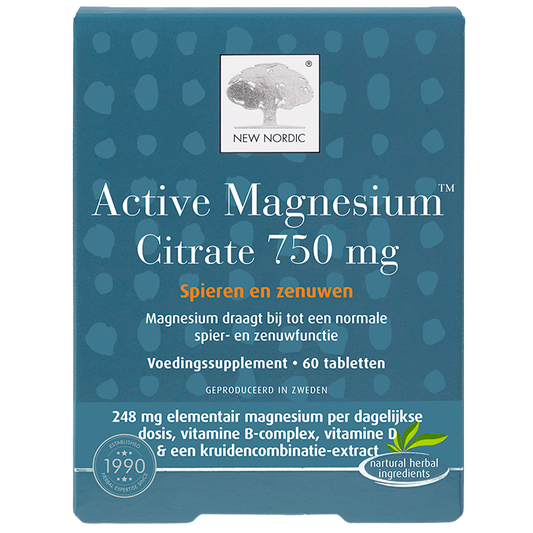 New Nordic Active Magnesium™ Citrate 750 mg - Standaard