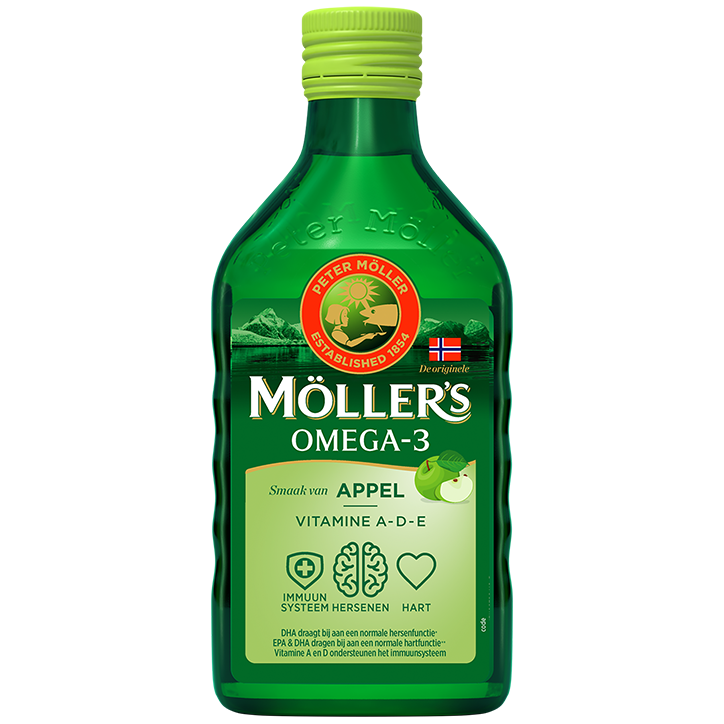 Möller's Omega-3 Levertraan Appel