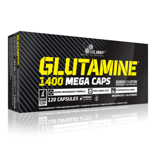 Glutamine Mega caps 1400 - 120 capsules