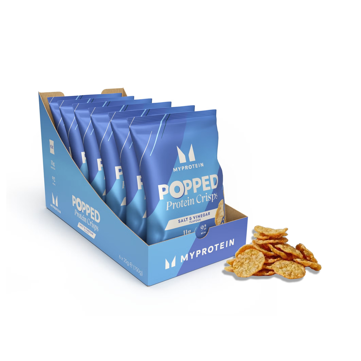 Gepofte eiwitchips - Salt & Vinegar