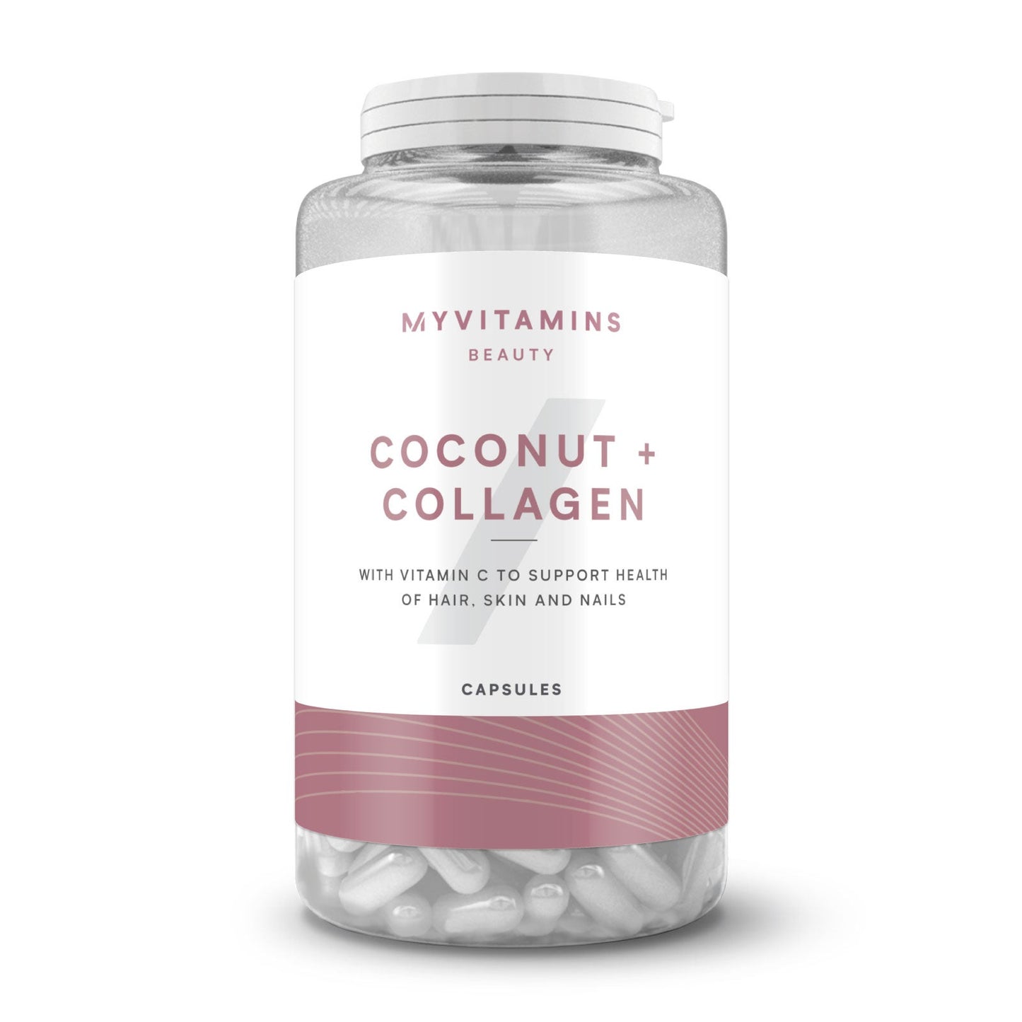 Kokos- en collageencapsules - 180 capsules / 90 porties