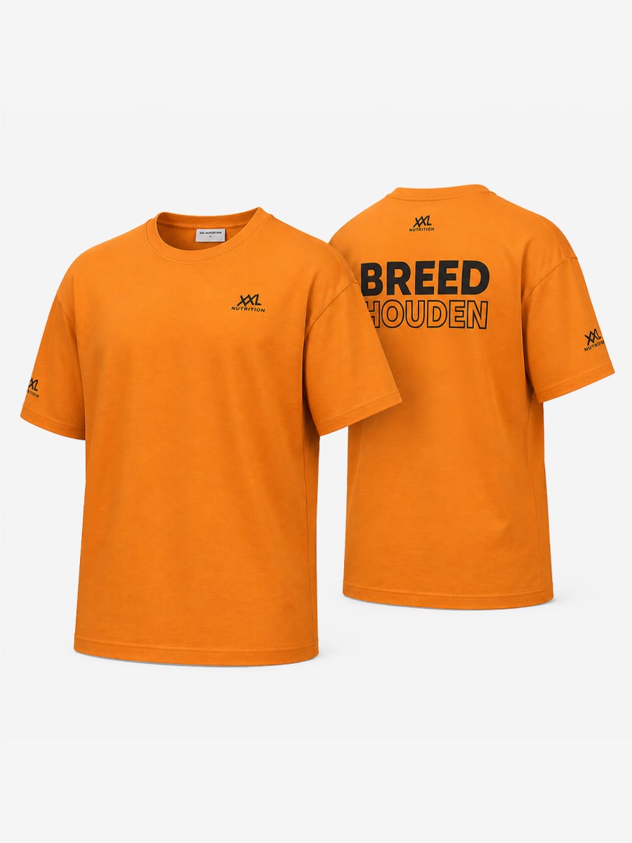 WK Oversized T - Breed Houden - Oranje / XS