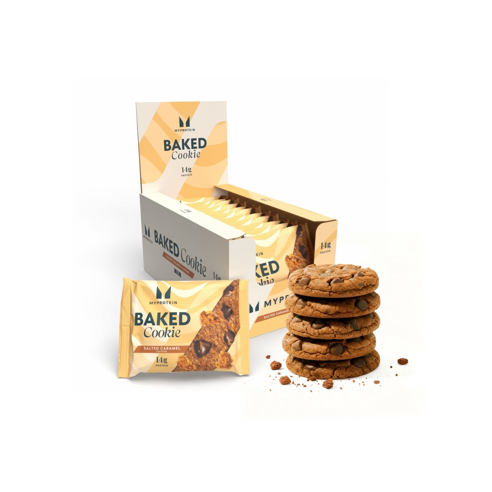 Baked Protein Cookie - Zoute Karamel / 12 × 75 g
