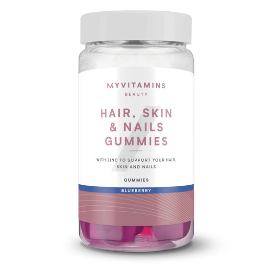 Haren, huid en nagelgummy's - Bosbessen