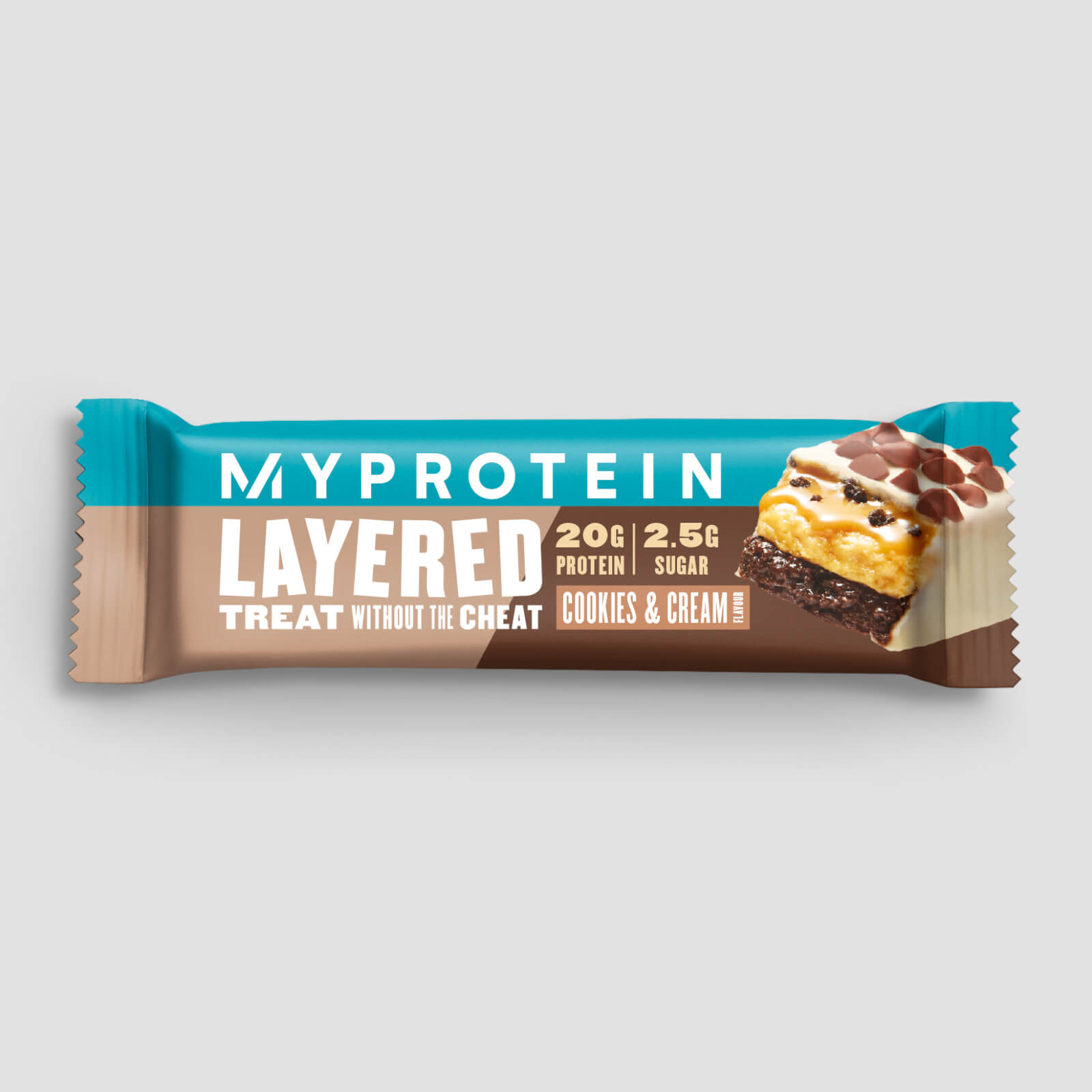 Eiwitreep met laagjes - Cookies en Cream / 12 × 60 g