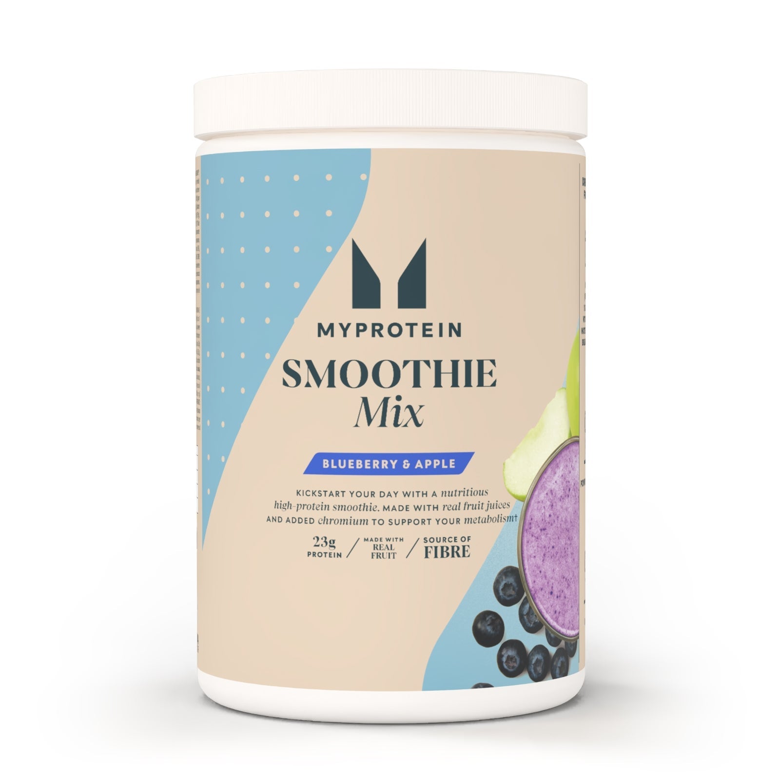 Ontbijtsmoothie - Blueberry and Apple
