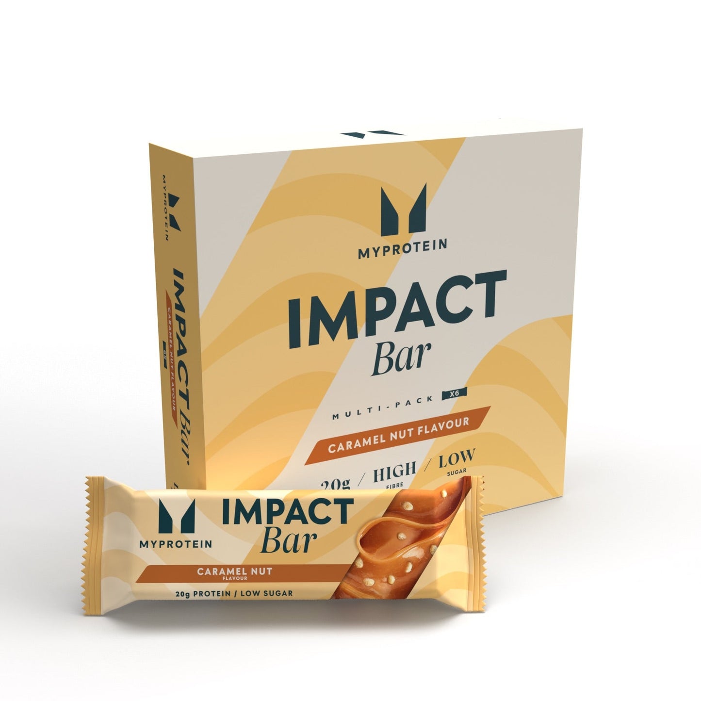 Impact Protein Bar - Karamel Noot / 6 × 64 g