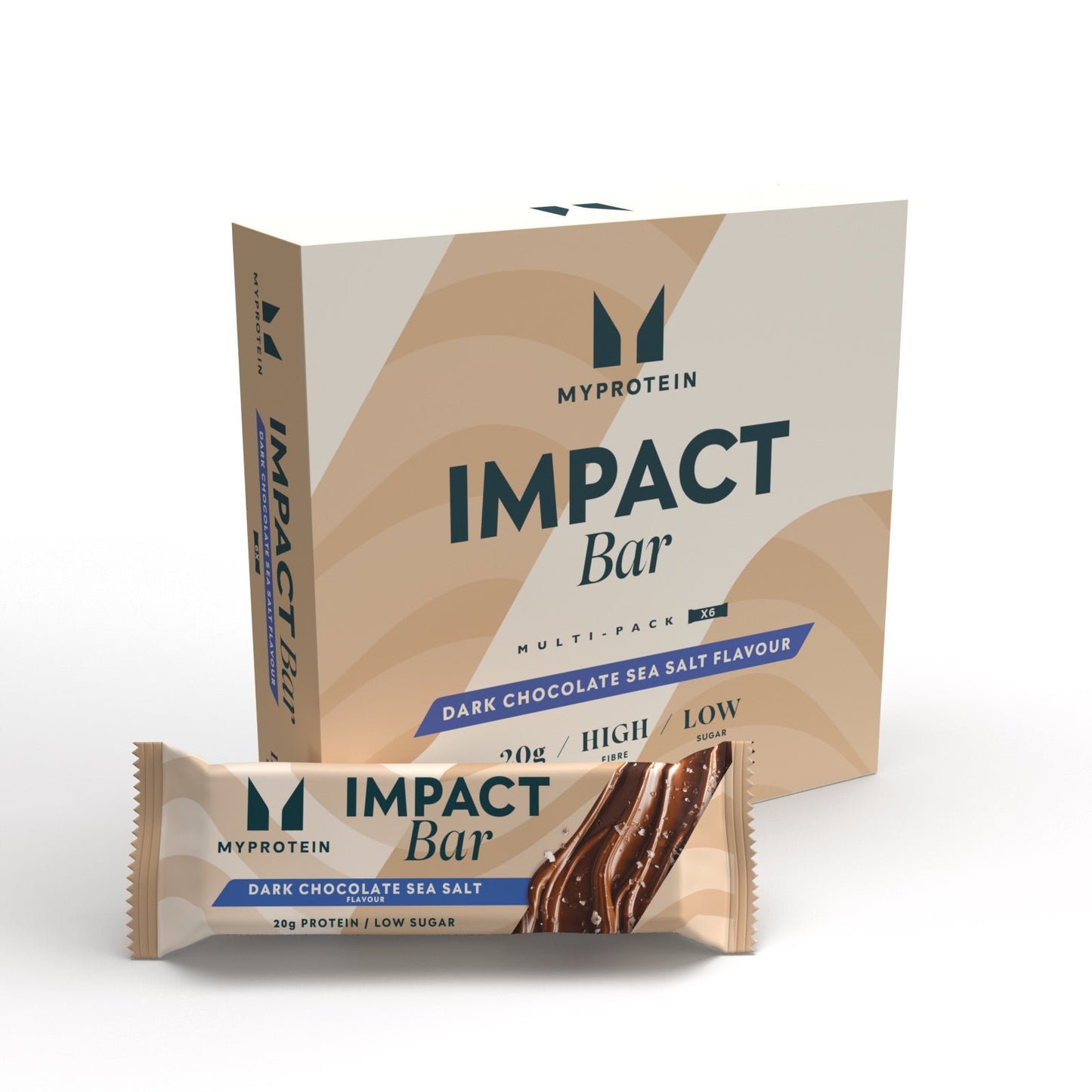 Impact Protein Bar - Pure Chocolade Zeezout / 6 × 64 g