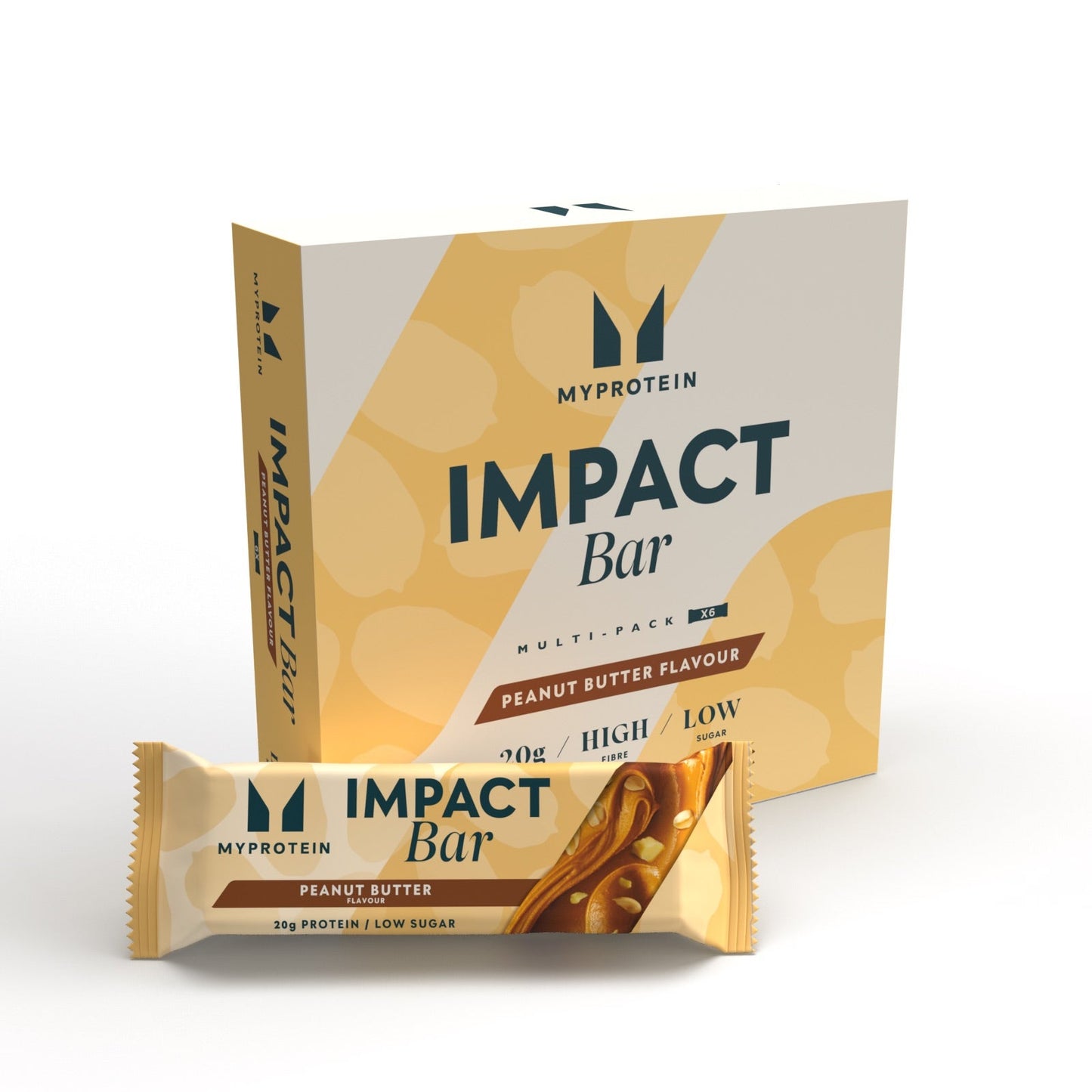 Impact Protein Bar - Pindakaas / 6 × 64 g