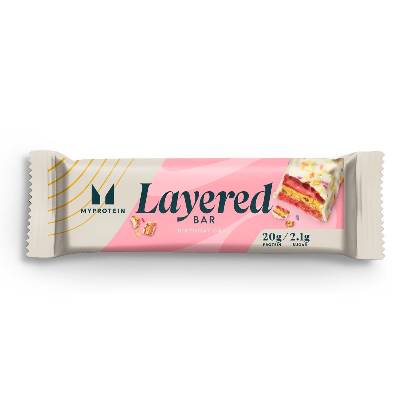 6-Layer Protein Bar (Sample) - Vanilla Birthday Cake