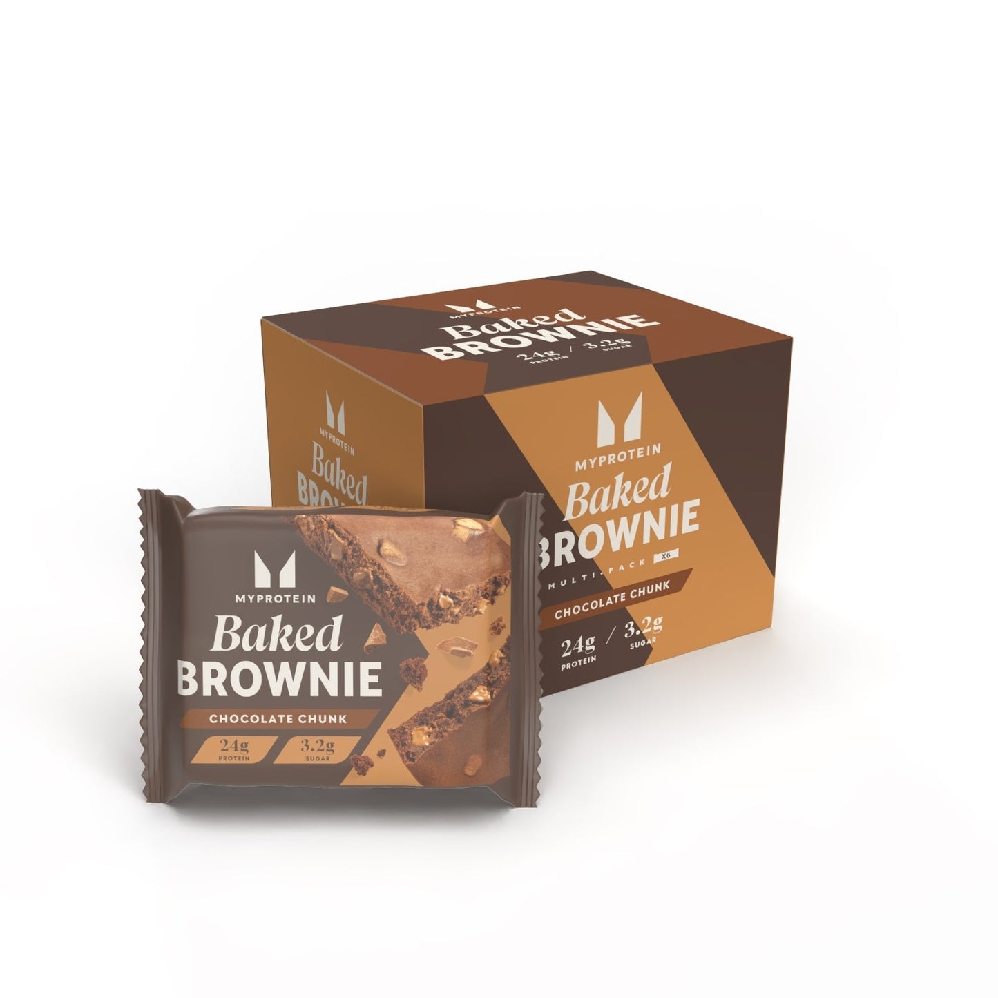 Baked Brownie - Chocolade Brok / 6 × 75 g