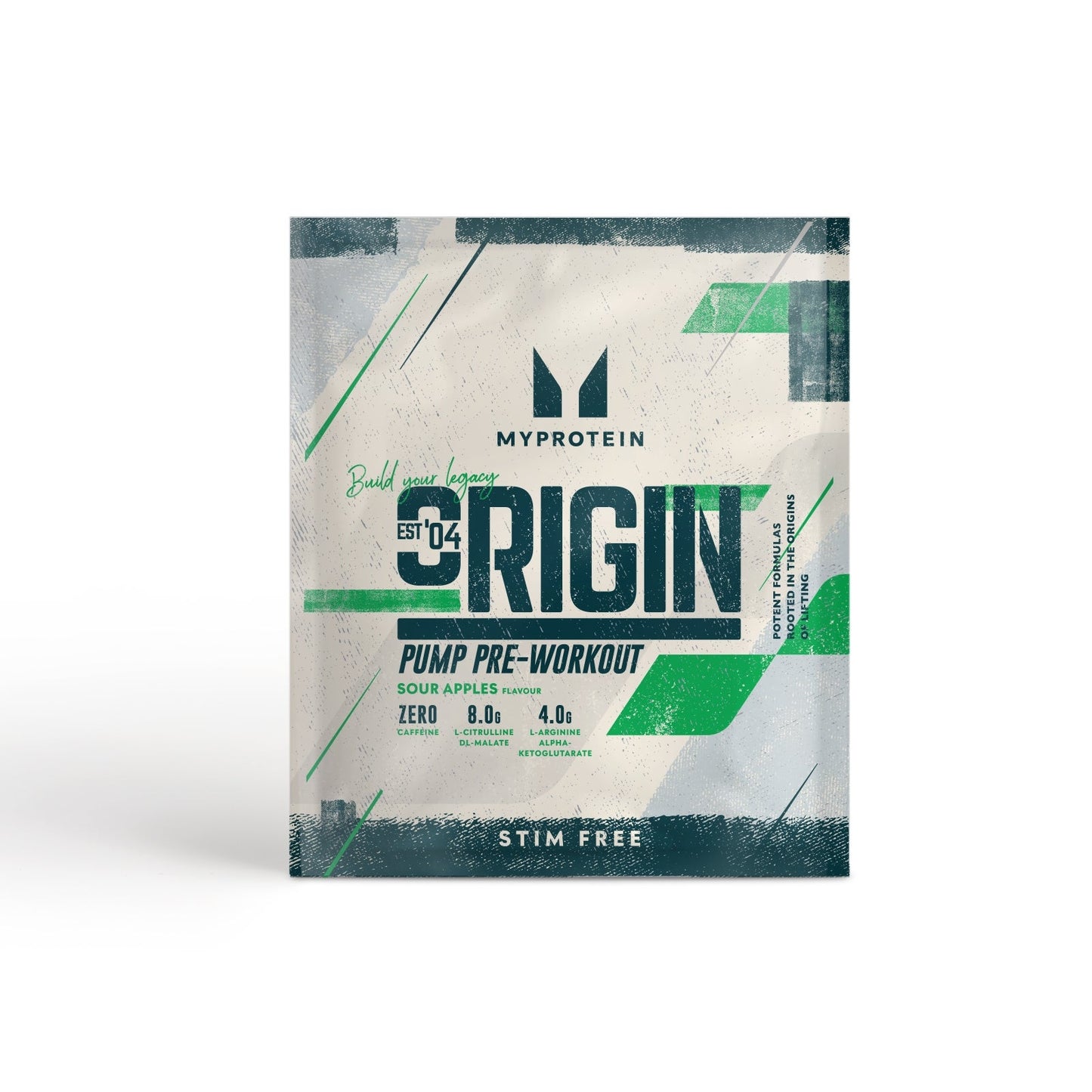 Origin Stim-Free Pre-Workout (proefverpakking) - Sour Apples / 20 g
