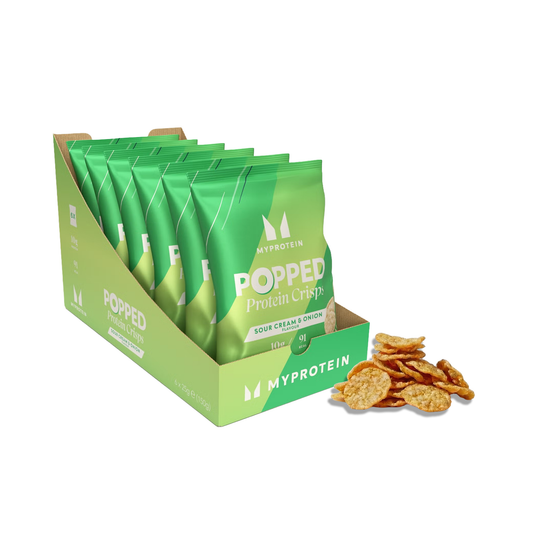 Gepofte eiwitchips - Sour Cream & Onion