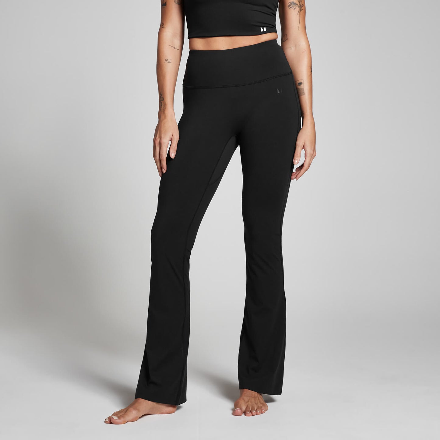 Tempo legging met uitlopende pijpen voor dames - Zwart / S
