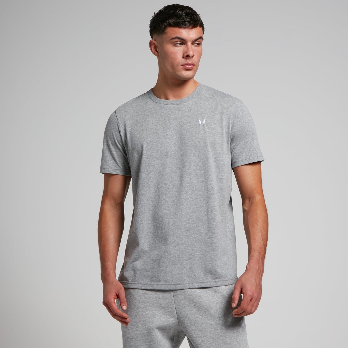 Rest Day T-shirt met korte mouwen voor heren - Gemêleerd grijs / XL