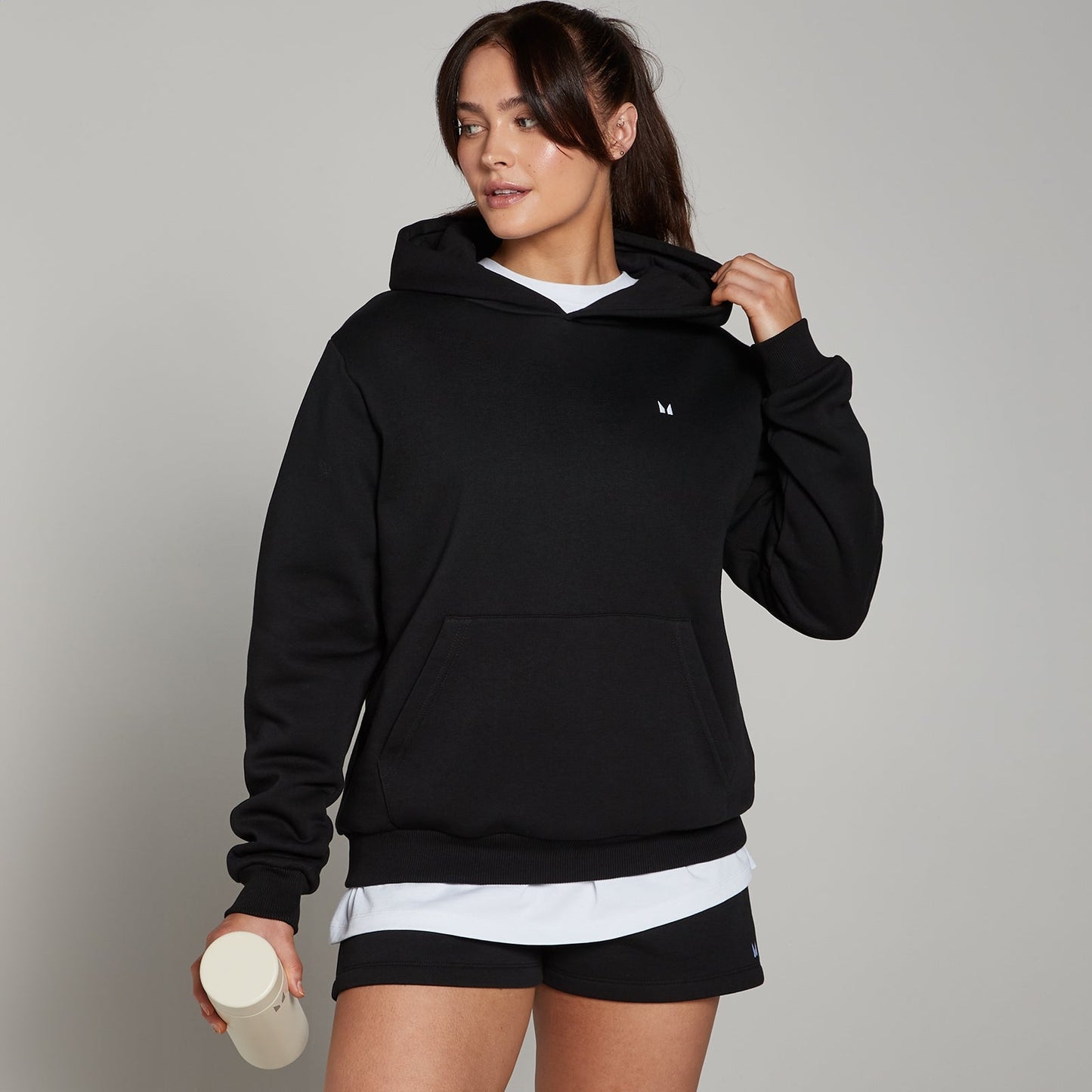 Basics hoodie met standaardpasvorm voor dames - XXL