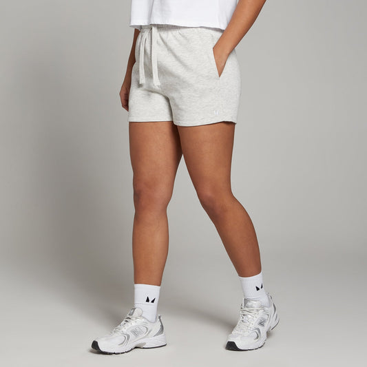 Basics short voor dames - Gemêleerd lichtgrijs / L