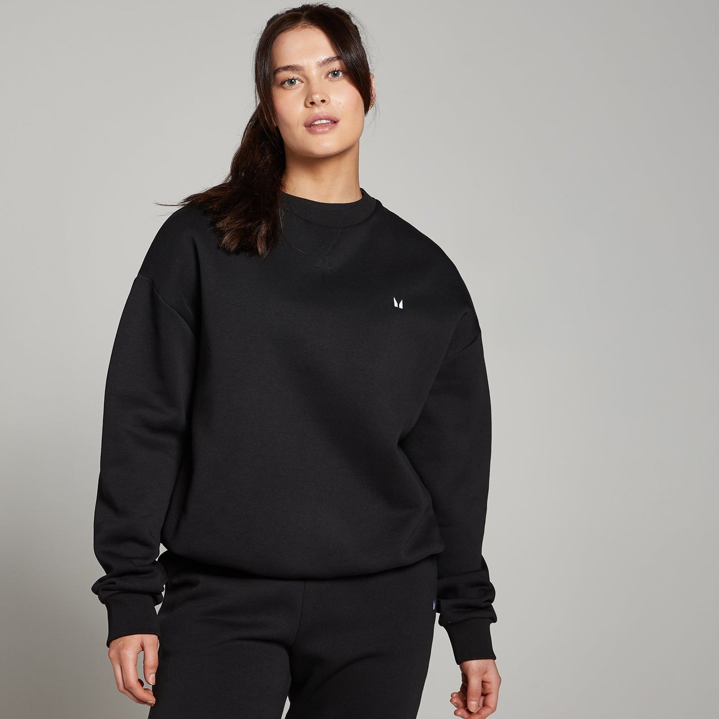 Basics oversized sweatshirt voor dames - Zwart / XXL