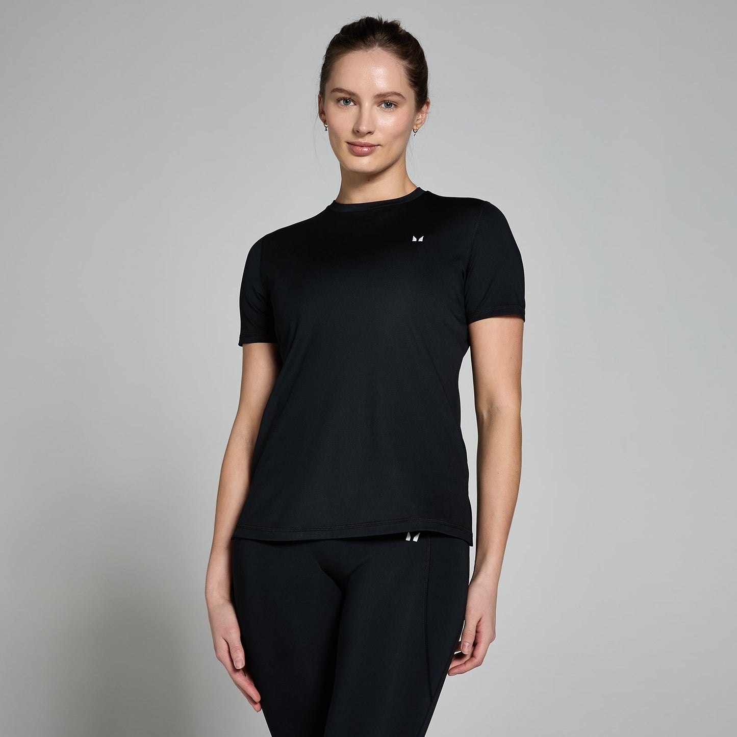 Training T-shirt met korte mouwen voor dames - Zwart / S