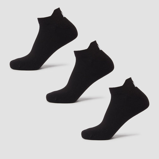 unisex trainingssokken (verpakking met drie stuks) - Zwart / UK 6-8