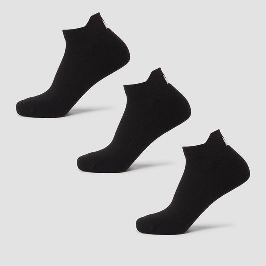 unisex trainingssokken (verpakking met drie stuks) - Zwart / UK 9-11