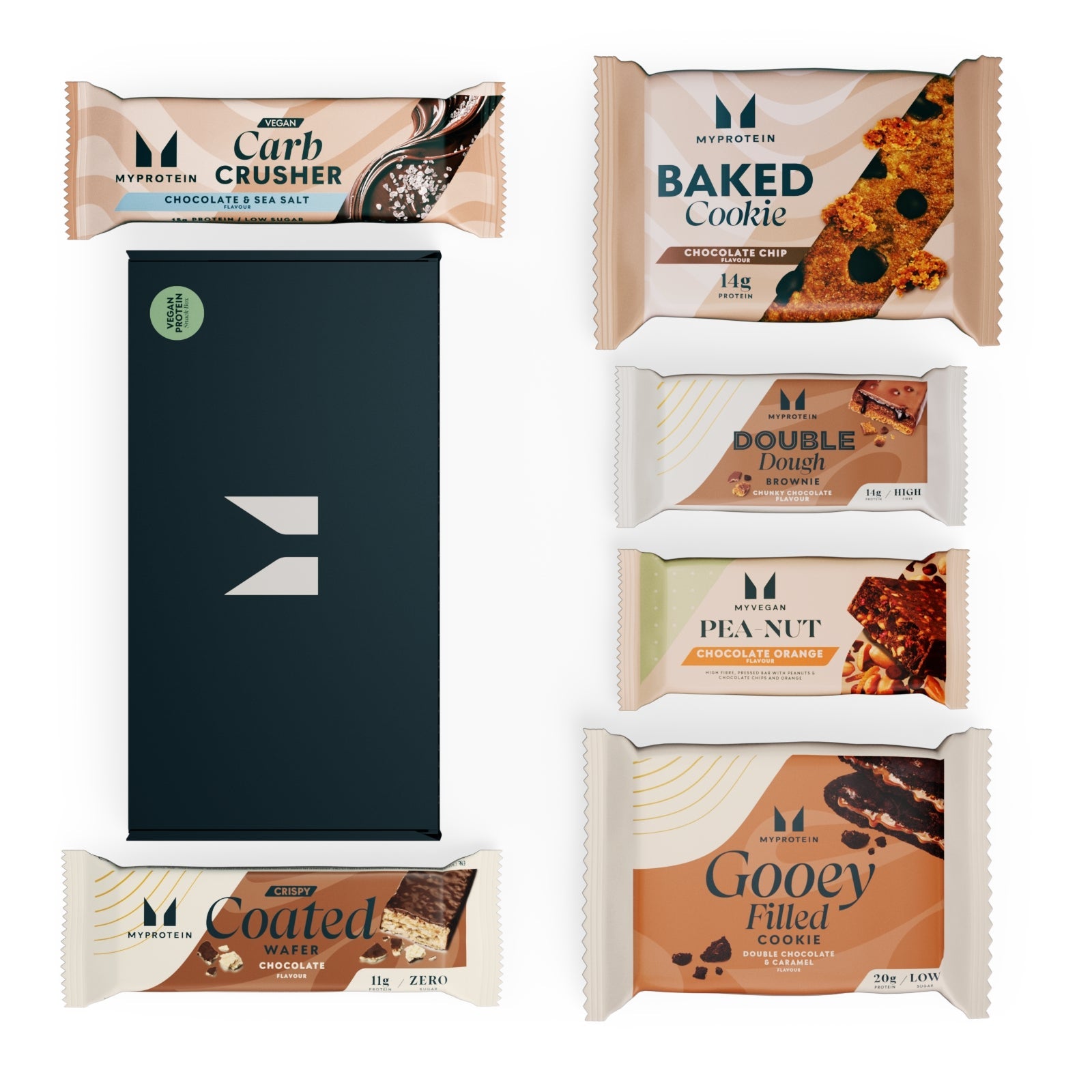 Box met eiwitrijke snacks - Default Title