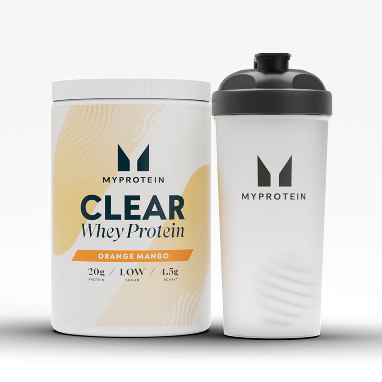Clear Protein Bundel - Shaker / Sinaasappel Mango