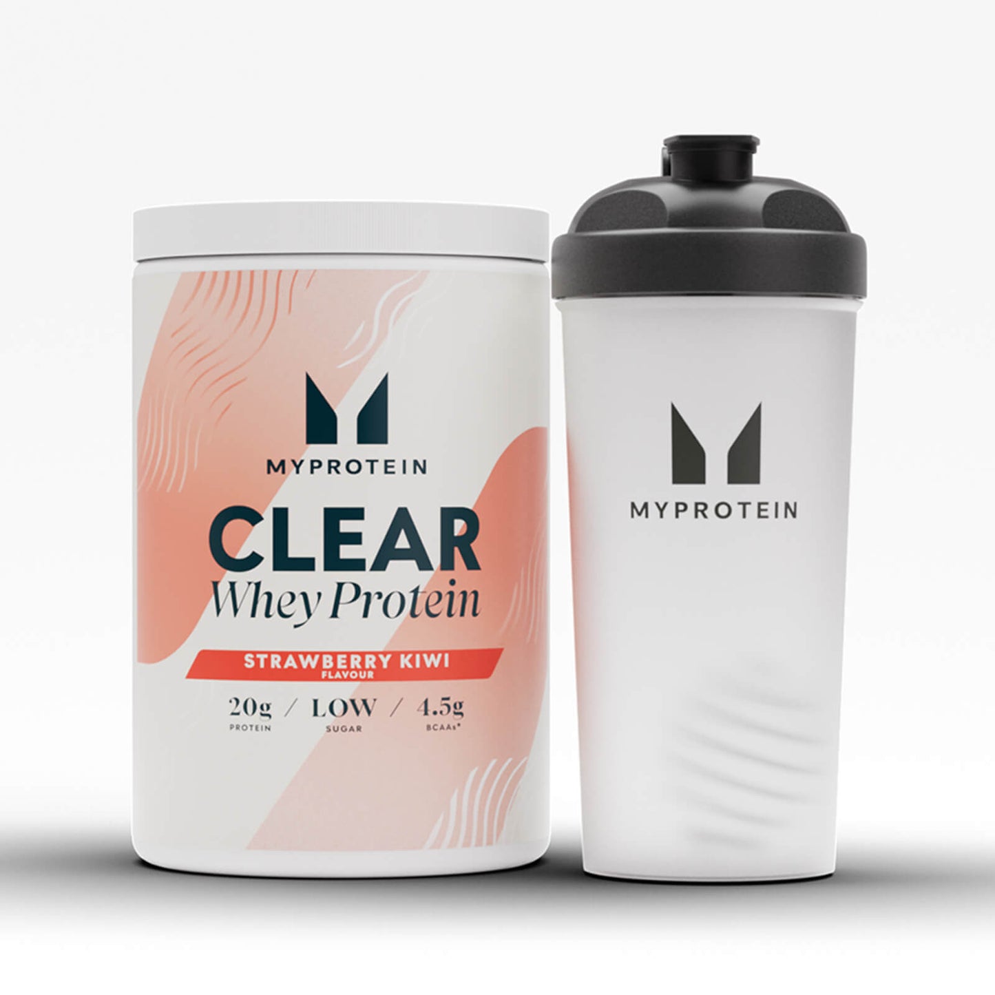 Clear Protein Bundel - Shaker / Strawberry Kiwi